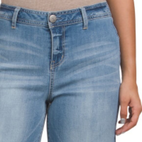 NEW 1822 DENIM Tamar Wide Leg Jeans With Released Cuffs Medium Wash wome… - Picture 6 of 7